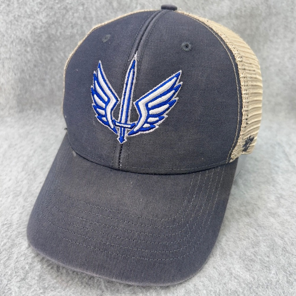 Battlehawks Logo Mens Grey '47 Brand XFL Trucker Hat Snapback OSFA 1145